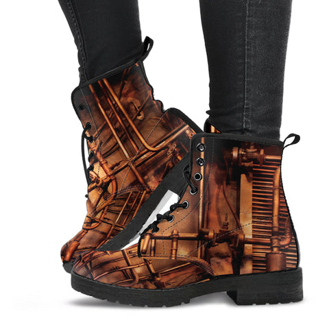 Combat Boots - Steampunk Inspired Design #104 | Grunge 