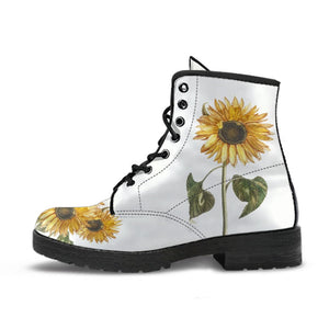 Combat Boots - Sunflower Shoes | Vegan Leather Lace Up Boots
