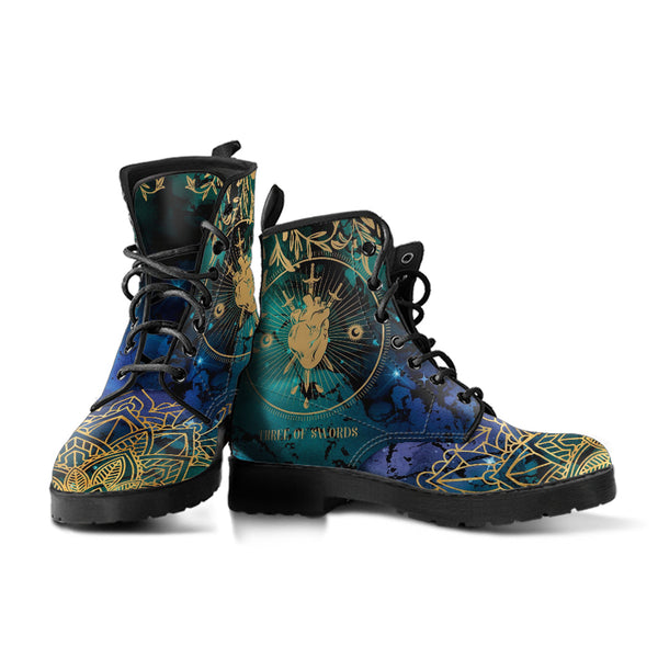 Combat Boots - Three of Swords #102 | Tarot Art Unisex Adult