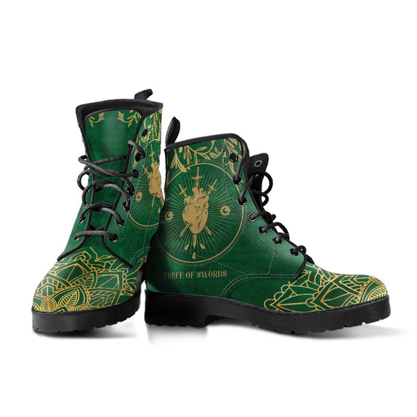 Combat Boots - Three of Swords #103 | Tarot Art Unisex Adult