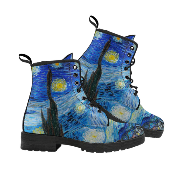 Combat Boots - Vintage Art | Vincent van Gogh: The Starry
