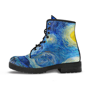 Combat Boots - Vintage Art | Vincent van Gogh: The Starry