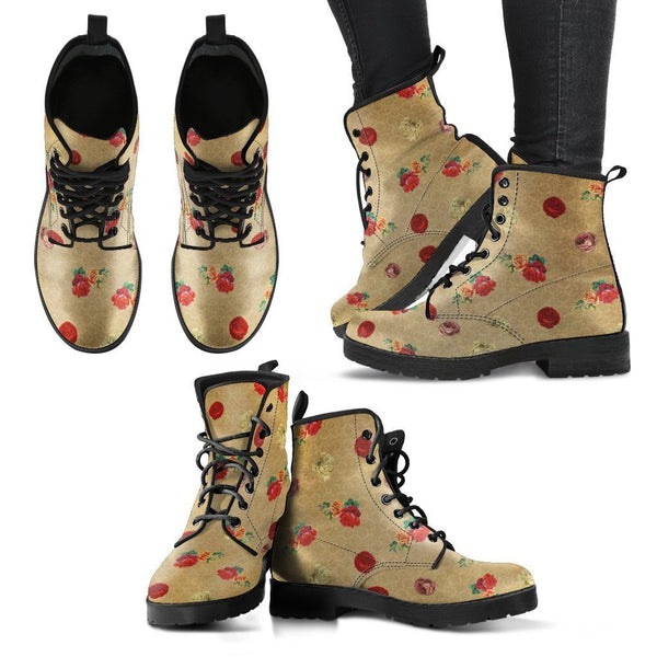 Combat Boots - Vintage Style Country | Boho Shoes Handmade 