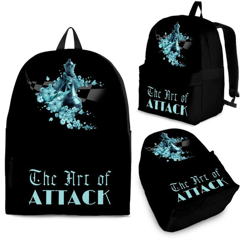 Custom Backpack - Chess Set Design #108 The Art of Attack | 