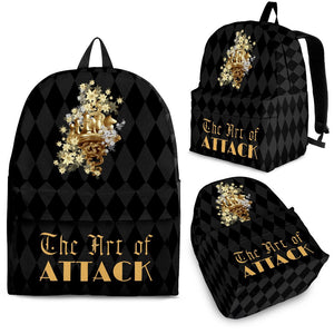 Custom Backpack - Chess Set Design #109 The Art of Attack | 