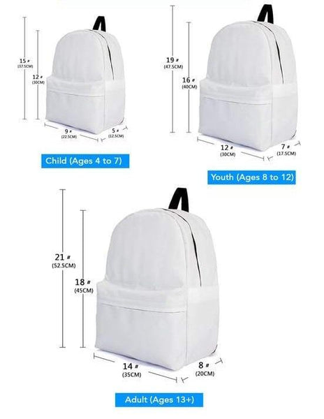 Custom Backpack - Tie Dye Design #101 | 3 Optional Sizes 