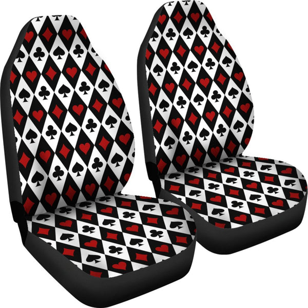 Custom Car Seat Covers - Aces Pattern #101 | Car Seat Covers