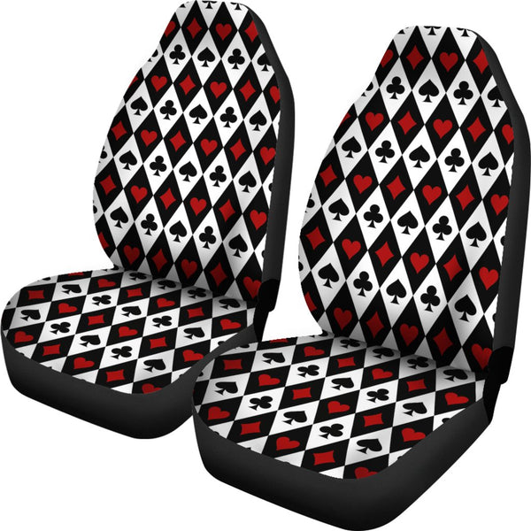 Custom Car Seat Covers - Aces Pattern #101 | Car Seat Covers