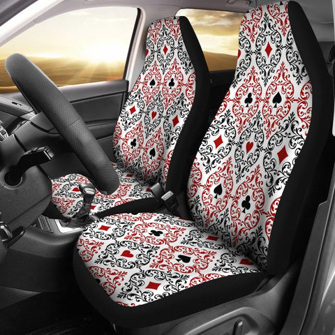 Custom Car Seat Covers - Aces Pattern #102 | Car Seat Covers