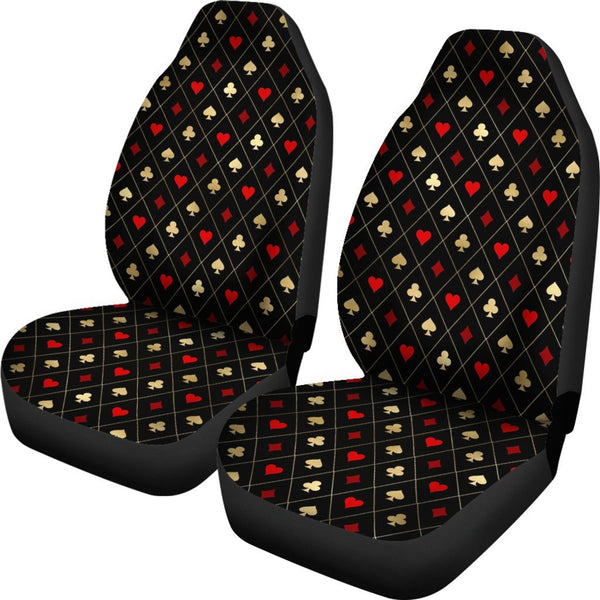 Custom Car Seat Covers - Aces Pattern #103 | Car Seat Covers
