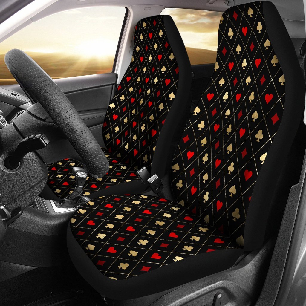 Custom Car Seat Covers - Aces Pattern #103 | Car Seat Covers