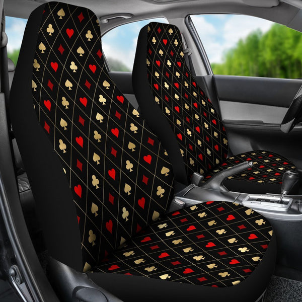 Custom Car Seat Covers - Aces Pattern #103 | Car Seat Covers