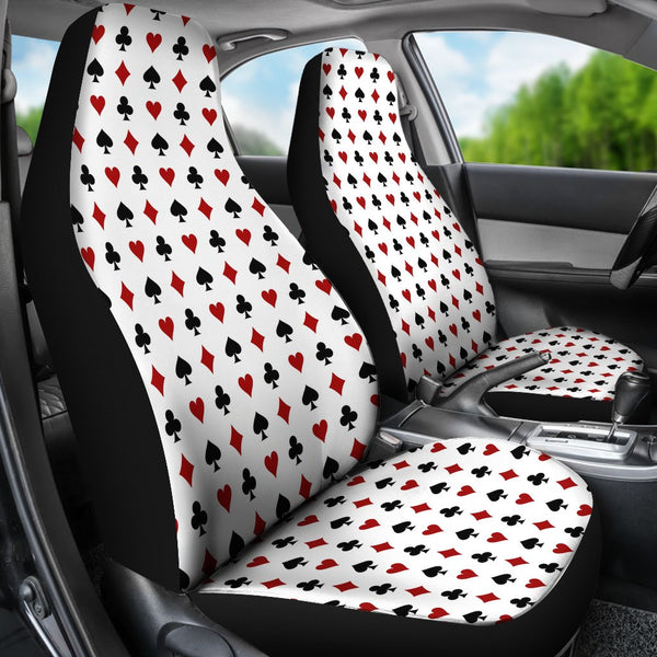 Custom Car Seat Covers - Aces Pattern #104 | Car Seat Covers