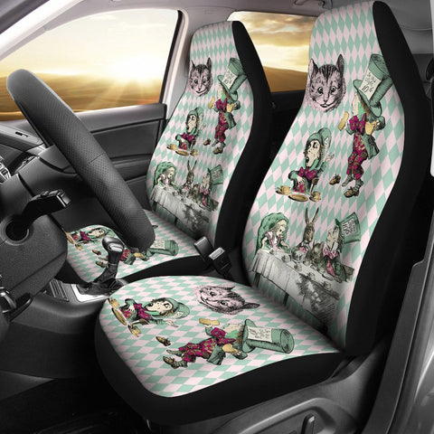 Custom Car Seat Covers - Alice in Wonderland Gifts #104 Mint