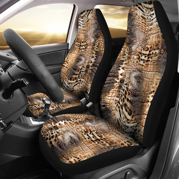 Custom Car Seat Covers - Snake Print #101 | Car Seat Covers 