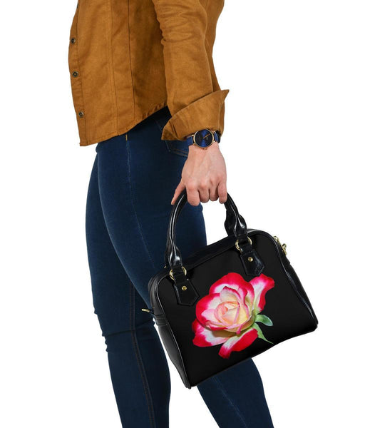 Custom Shoulder Bag - Beautiful Double Color Roses | Custom 