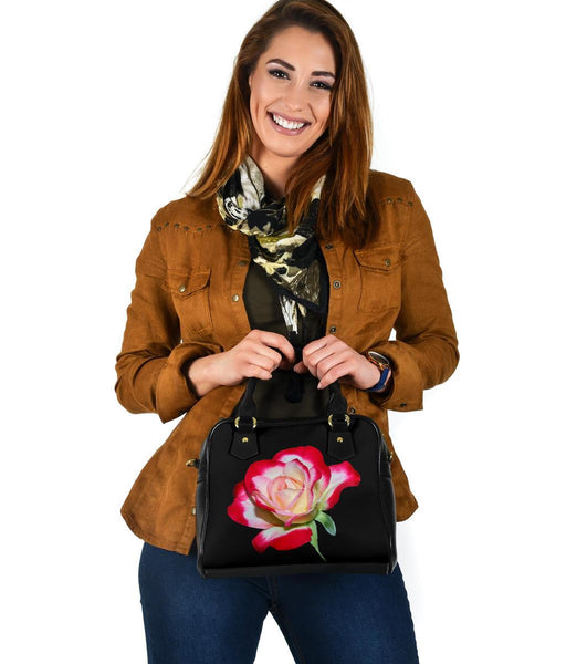 Custom Shoulder Bag - Beautiful Double Color Roses | Custom 