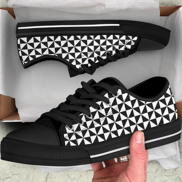 Custom Sneakers-Black and White Series 106 | ACES INFINITY