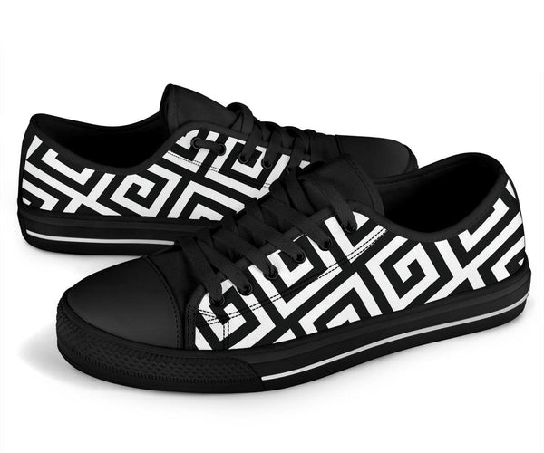 Custom Sneakers-Black and White Series 121A | ACES INFINITY