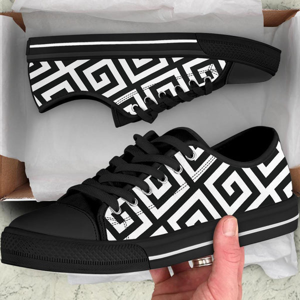 Custom Sneakers-Black and White Series 121A | ACES INFINITY
