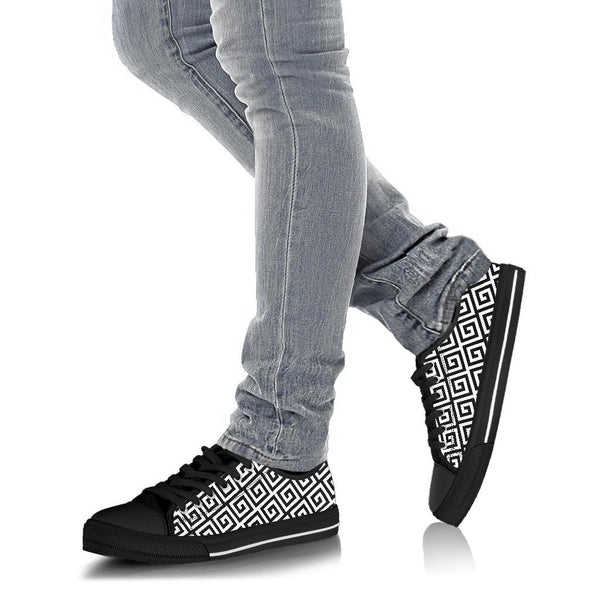 Custom Sneakers-Black and White Series 121B | ACES INFINITY