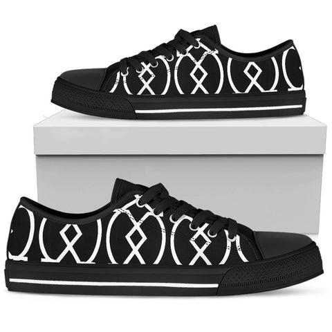 Custom Sneakers-Black and White Series 124 | ACES INFINITY