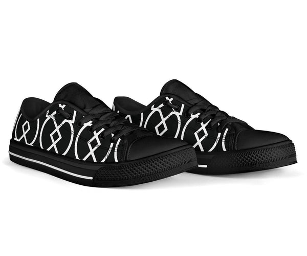 Custom Sneakers-Black and White Series 124 | ACES INFINITY