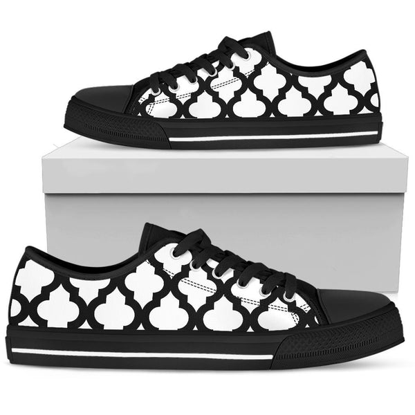 Custom Sneakers-Black and White Series 125 | ACES INFINITY