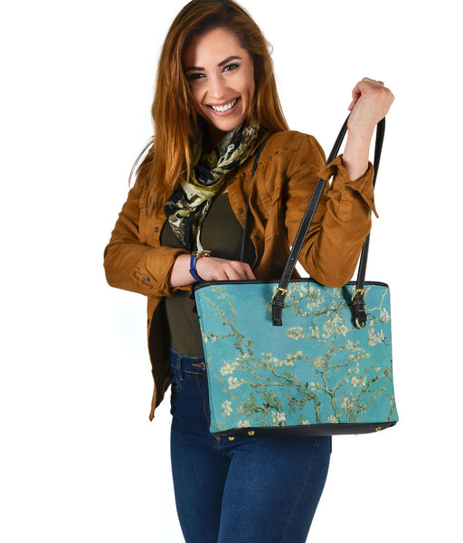 Custom Tote Bag (Vegan Leather) - Vintage Art | Vincent van