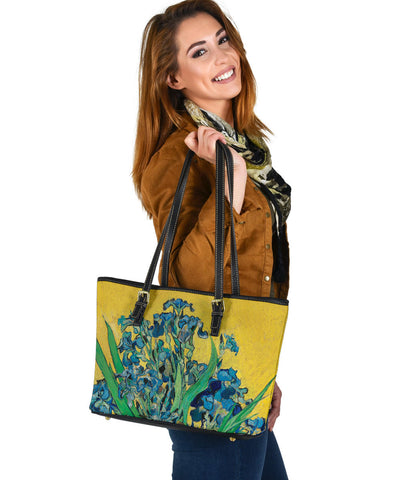 Custom Tote Bag (Vegan Leather) - Vintage Art | Vincent van