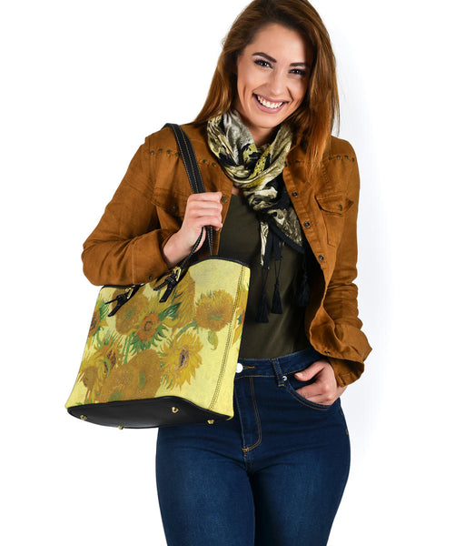 Custom Tote Bag (Vegan Leather) - Vintage Art | Vincent van