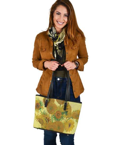 Custom Tote Bag (Vegan Leather) - Vintage Art | Vincent van