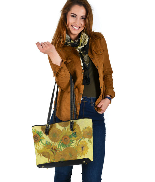 Custom Tote Bag (Vegan Leather) - Vintage Art | Vincent van