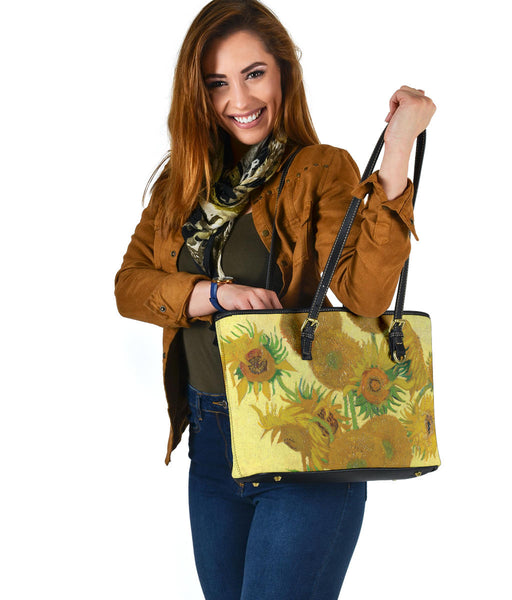 Custom Tote Bag (Vegan Leather) - Vintage Art | Vincent van