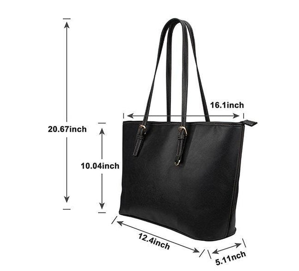 Custom Vegan Leather Tote Bag-Dragon 101 | ACES INFINITY