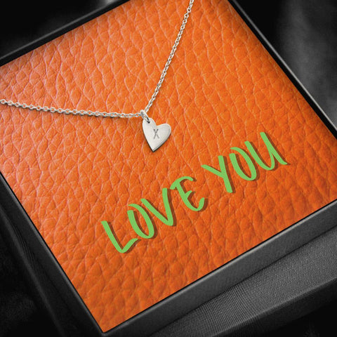Dainty Heart Necklace with Message Card (Love You) | ACES 