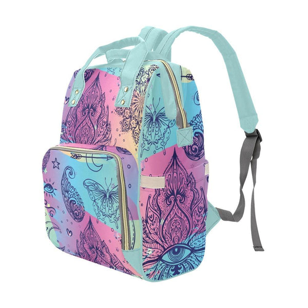 Diaper Bag – Bohemian Colorful Doodle | Babygirl Custom 