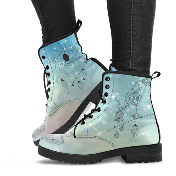 Fashion Combat Boots - Esoteric Art #102 | Unisex Custom 
