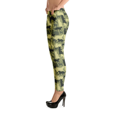 Fashion Leggings | Camouflage | Camouflage with Cats | ACES