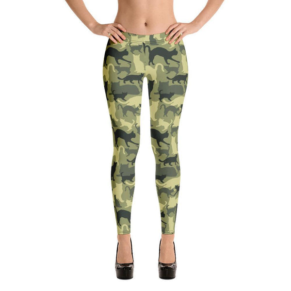 Fashion Leggings | Camouflage | Camouflage with Cats | ACES