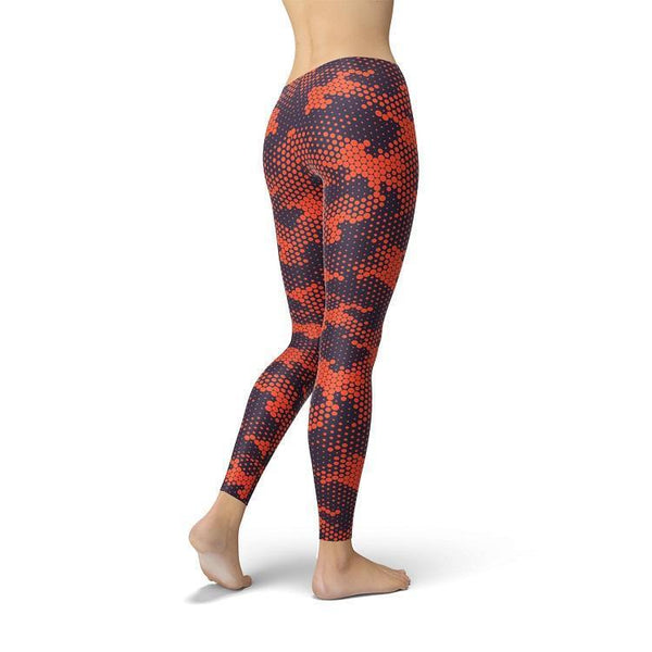 Fashion Leggings | Camouflage | Red Camouflage | ACES