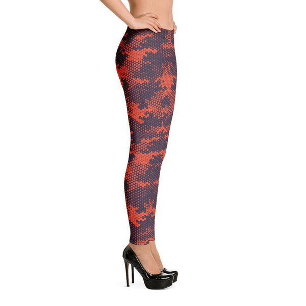Fashion Leggings | Camouflage | Red Camouflage | ACES