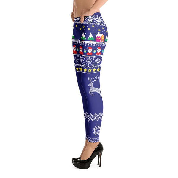 Fashion Leggings | Christmas Series #8 | Royal Blue | ACES