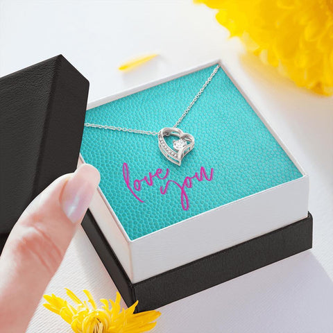 Forever Love Necklace with Message Card - Love You | ACES 