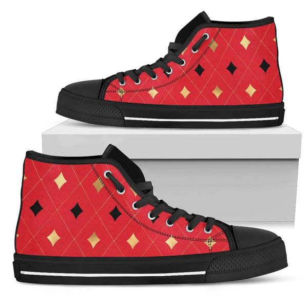 High Top Sneakers - Aces #101 | Birthday Gifts Gift Idea Red
