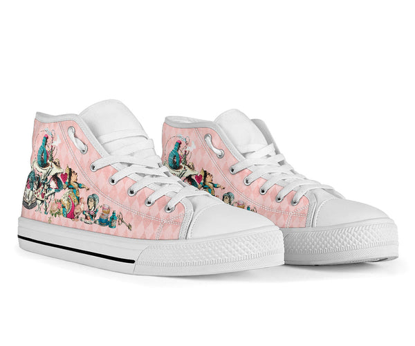 High Top Sneakers - Alice in Wonderland Gifts #106 Colorful 