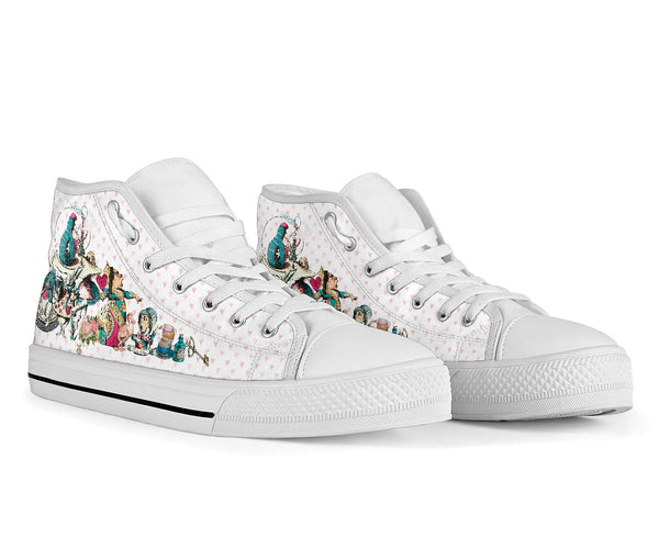 High Top Sneakers - Alice in Wonderland Gifts #107 Colorful 