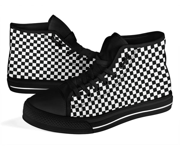 High Top Sneakers - Black and White | Birthday Gifts Gift