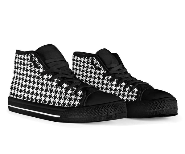 High Top Sneakers - Classic Houndstooth | Birthday Gifts