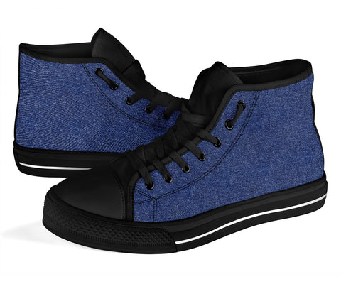 High Top Sneakers - Dark Blue | Birthday Gifts Gift Idea